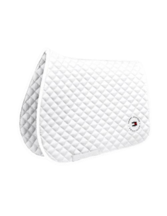 Tapis de Selle Tommy Equestrian Global Waffle Jumping BLANC 2