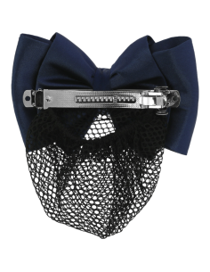 Barette Résille Equithème Strass Marine 2