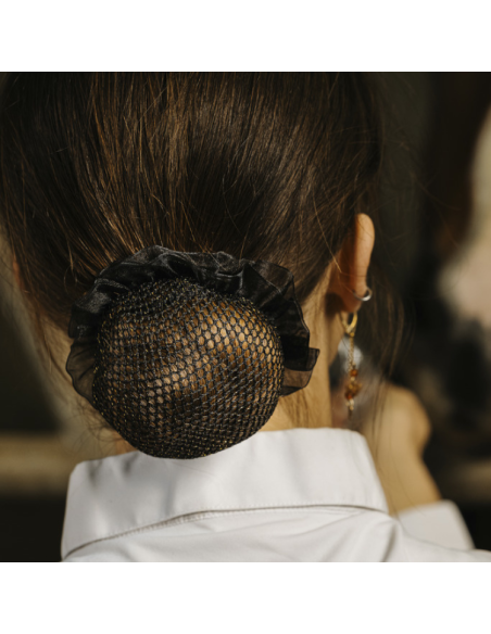 Résille Equithème Shiny Noir