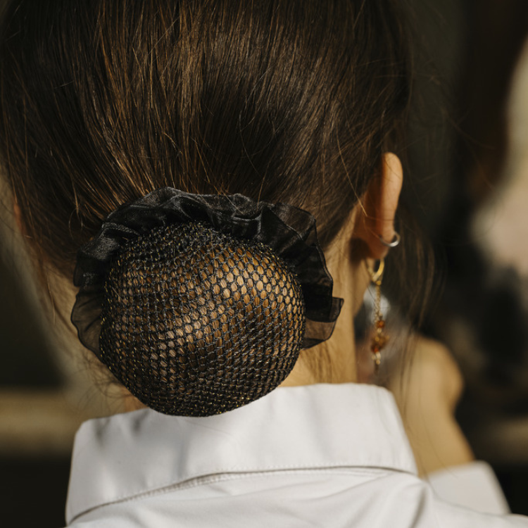 Résille Equithème Shiny Noir