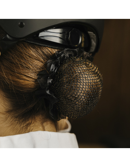 Résille Equithème Shiny Noir