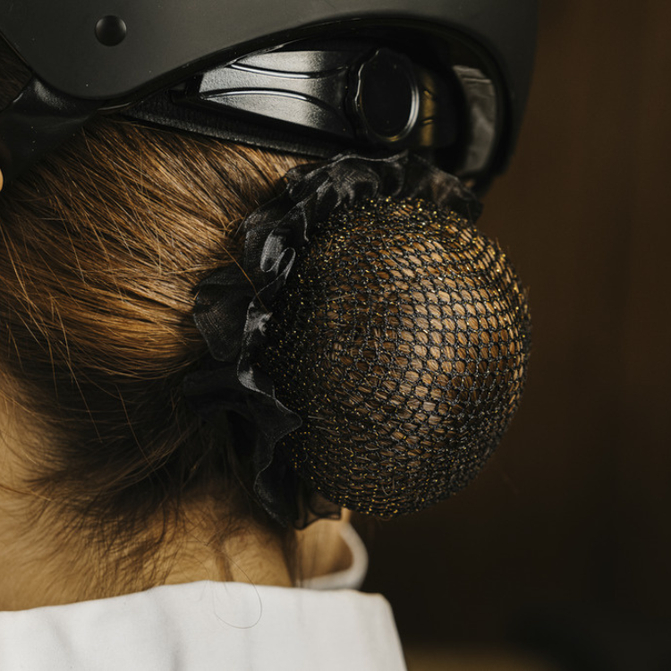 Résille Equithème Shiny Noir