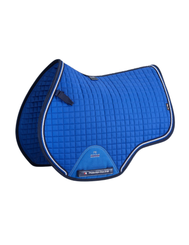 Tapis De Selle Premier Equine Coton Bleu roi