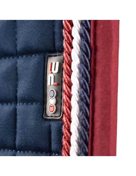 Tapis De Selle Premier Equine Coton Dressage Marine