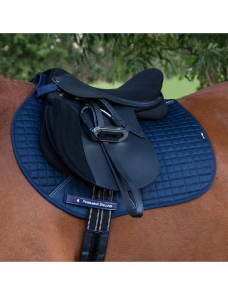 Tapis De Selle Premier Equine Jumping Marine