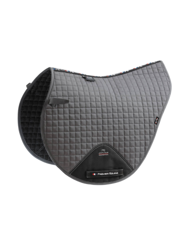 Premier Equine Coton Cross Country Saddle Pad Grey