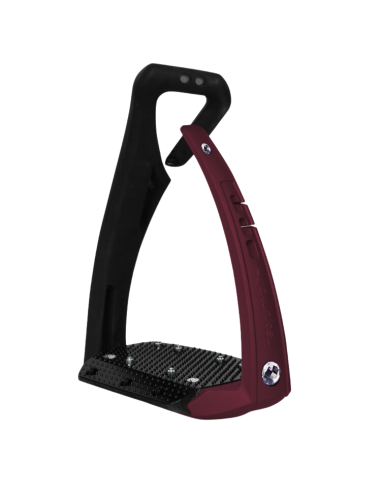 Étriers Freejump Soft'Up Pro + Crystal Bordeaux