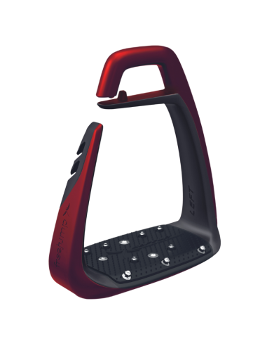 Étriers Freejump Soft'Up Classic Pearl Pearl rouge/noir