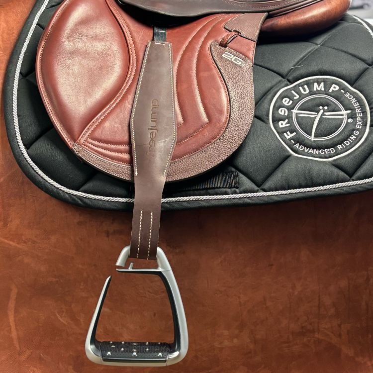 Étrivières Freejump 4x6 Marron