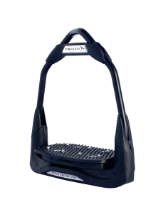 Étriers Freejump Air's Full Black Black/silver, plancher plat, oeil droit, noir 2