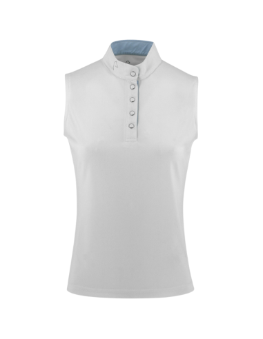 Polo Mesh Equithème Molly Blanc