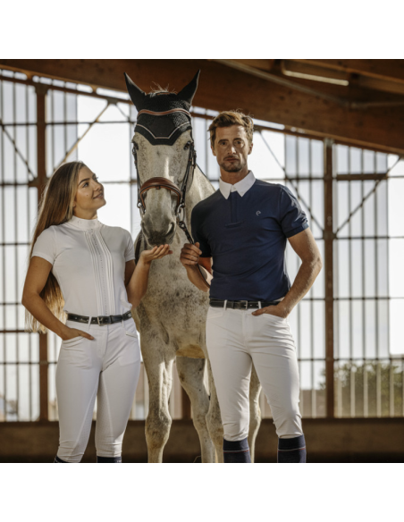 Polo Equithème Wellington Marine