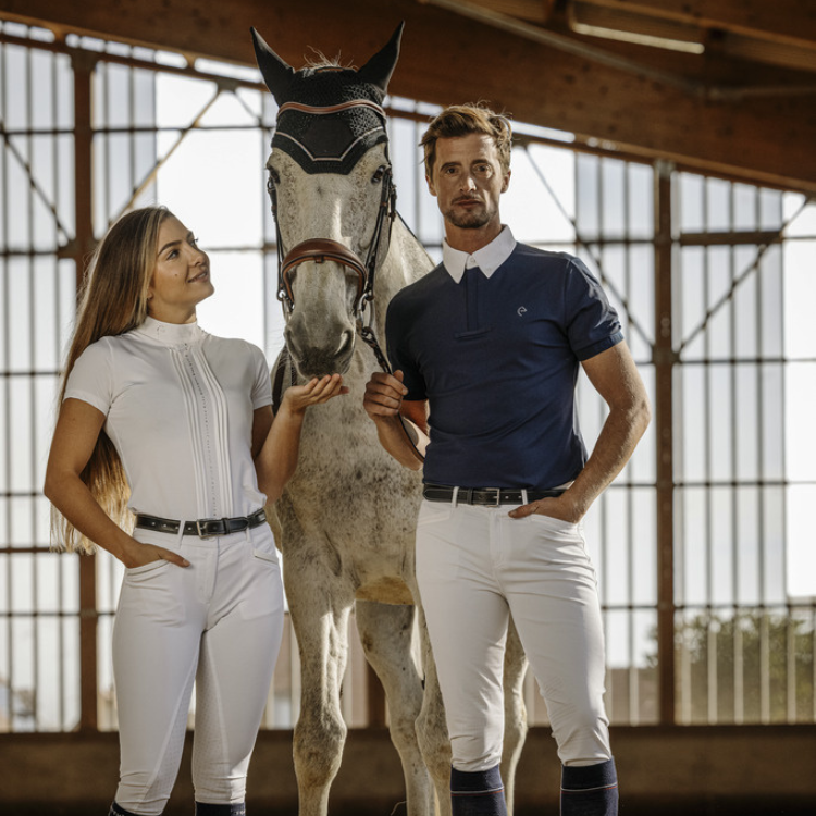 Polo Equithème Wellington Marine