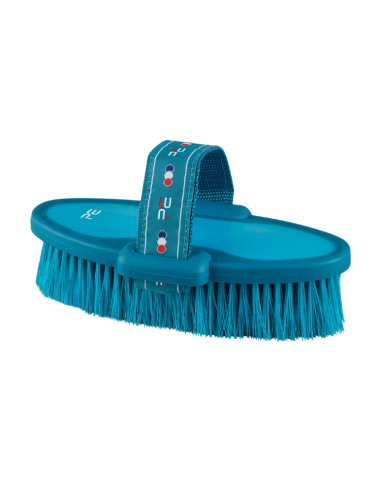 Premier Equine Soft-Touch Body Brush Blue/peacock