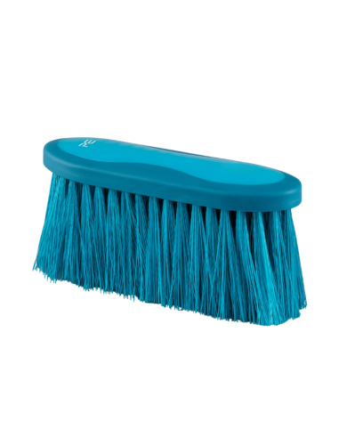 Premier Equine Soft-Touch Dandy Brush Long Bristles Blue/peacock