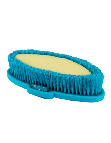 Brosse Eponge Premier Equine Soft Touch Bleu/peacock