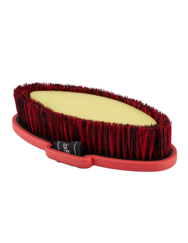 Premier Equine Soft-Touch Body Wash Brush Black/red