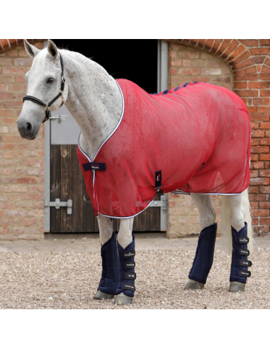 Premier Equine Net-Air Cooler Rug Red