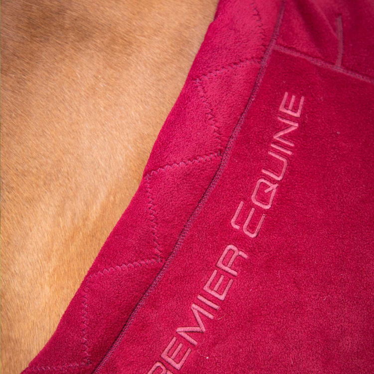 Couverture Séchante Premier Equine Buster Continental Edition Bordeaux