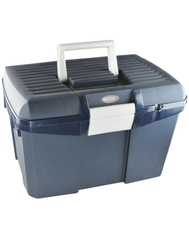 Hippotonic Bicolour Grooming Box Navy/grey