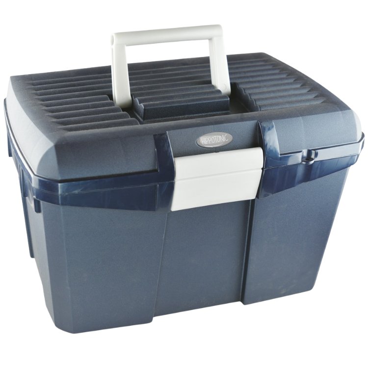 Coffre De Pansage Hippotonic Bicolore Marine/gris