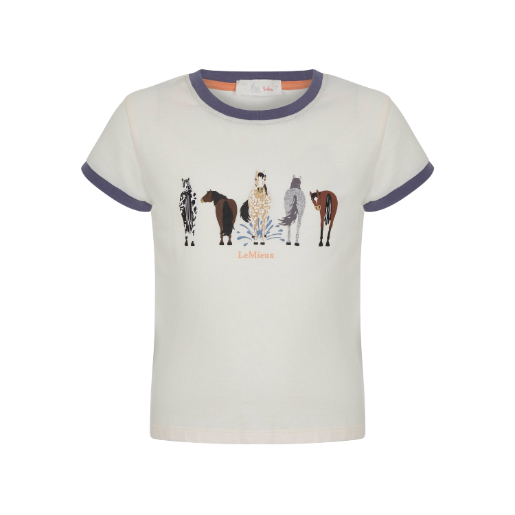 T-Shirt LeMieux Puddle Pals Ecru