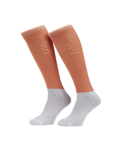 Chaussettes de Compétition LeMieux Lot de 2 Paires Abricot