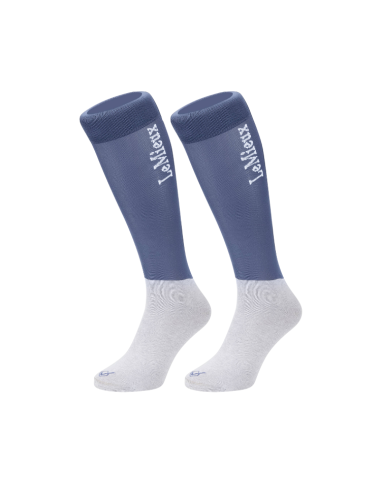 LeMieux Competition Socks Set of 2 Pairs Blue Ice