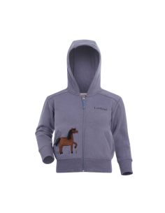 LeMieux Mini Charlie Hooded Zip Sweat Top Jay Blue