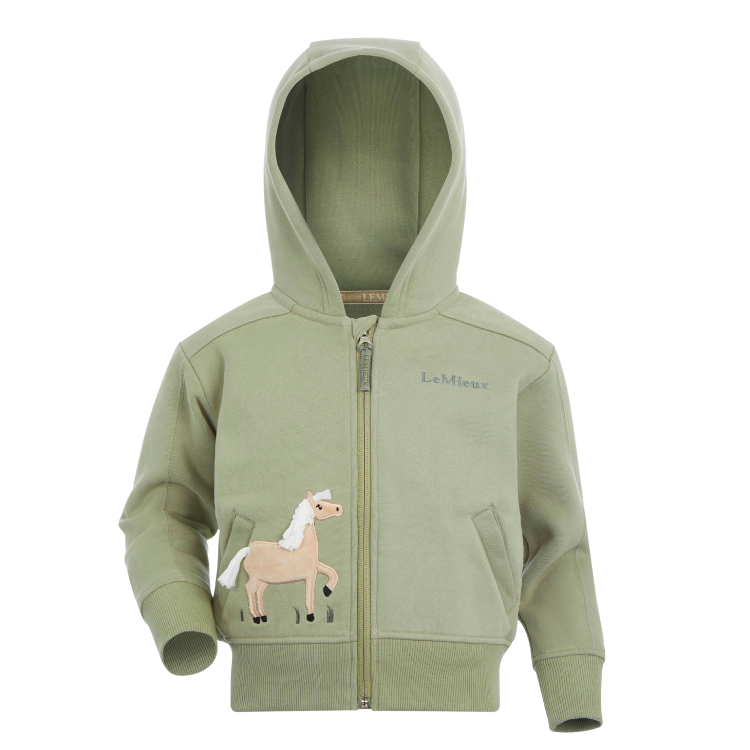 Sweat Zippé à Capuche LeMieux Mini Charlie Fougère