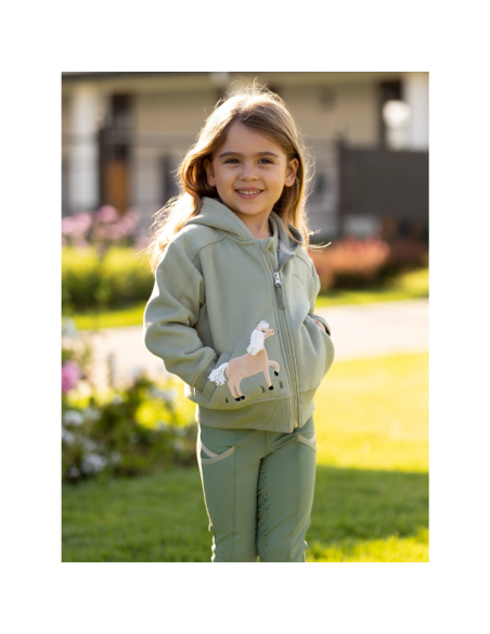 Sweat Zippé à Capuche LeMieux Mini Charlie Fougère