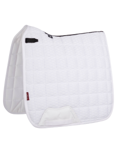 Tapis de Selle LeMieux Square Dressage en Carbon Mesh Gris 2