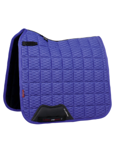 Tapis de Selle LeMieux Square Dressage en Carbon Mesh Gris 2