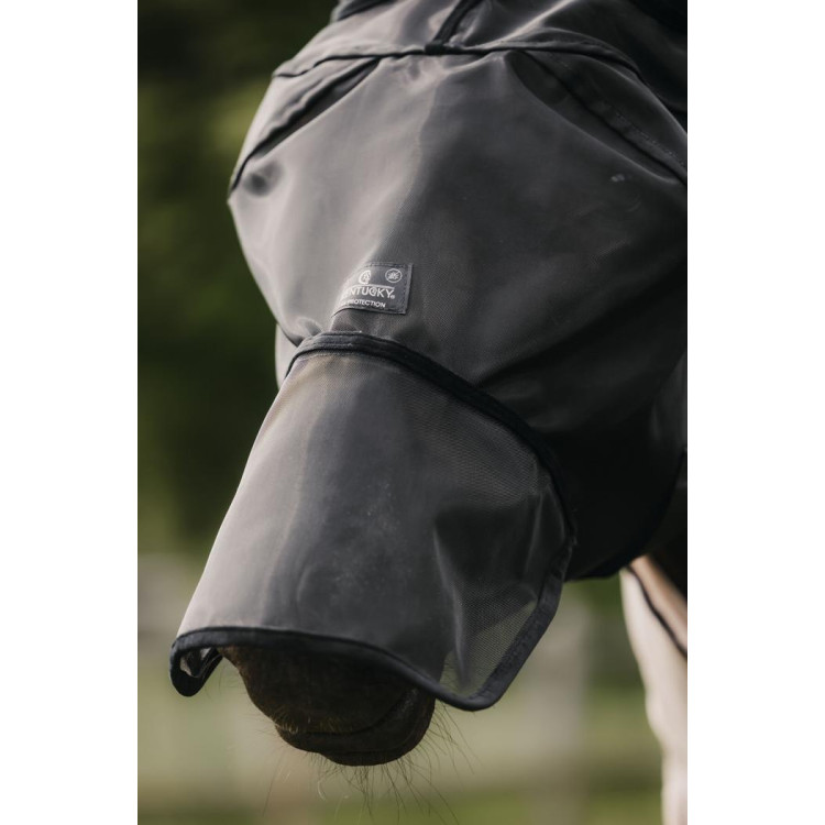 FlyGuard Pro Masque Anti Mouches Stretch Noir avec Nez FlyGuard Pro Masque Anti Mouches Stretch Noir avec Nez