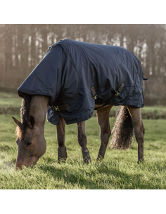 Kentucky All Weather Waterproof Pro 160g Turnout Rug Navy 2