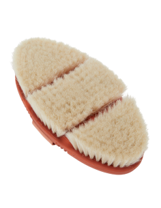 LeMieux Flexi Goats Hair Body Brush Apricot 2