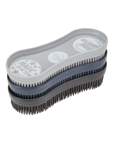 Trio de Brosses LeMieux Wizard Pistache/Abricot/Bleu Geai