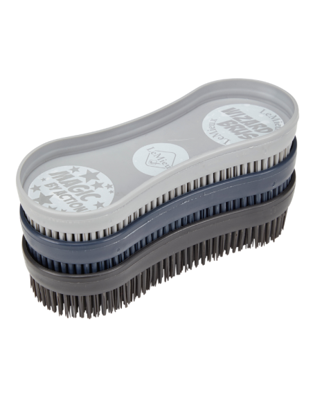 Trio de Brosses LeMieux Wizard Marine/Gris/Noir