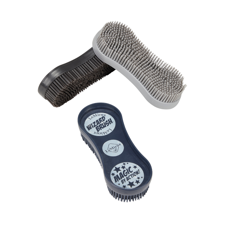 Trio de Brosses LeMieux Wizard Marine/Gris/Noir