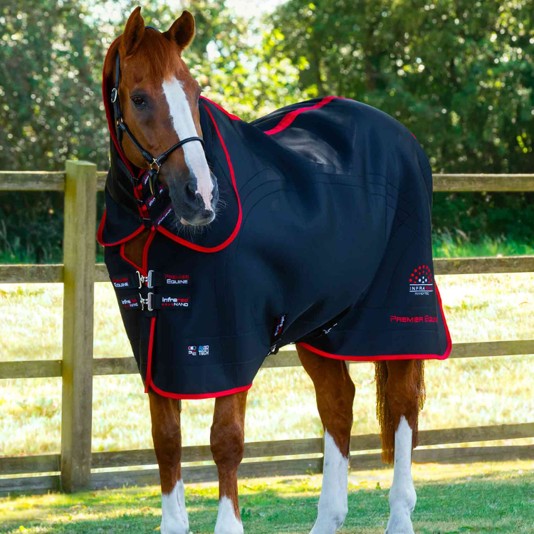 Couverture Premier Equine Nano Tec Infrared Noir