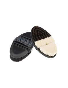 LeMieux Flexi Half & Half Finishing Brush Black