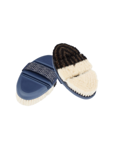 LeMieux Flexi Half & Half Finishing Brush Navy