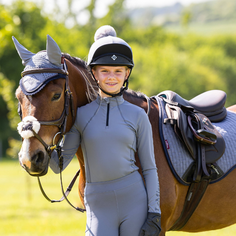 Base Layer Enfant LeMieux Young Rider Bleu Geai