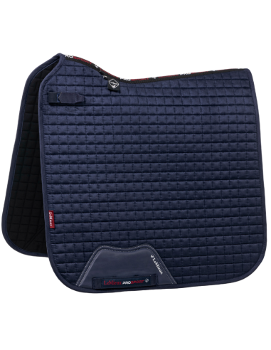 Tapis de Selle LeMieux Square Dressage en Suédine Noir