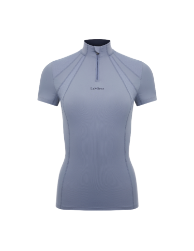 Base Layer LeMieux Mia Mesh Manches Courtes Bleu Geai