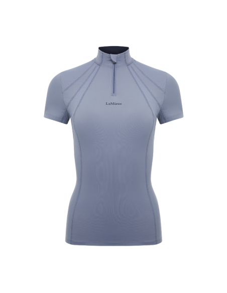 Base Layer LeMieux Mia Mesh Manches Courtes Bleu Geai