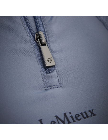 Base Layer LeMieux Mia Mesh Manches Courtes Bleu Geai