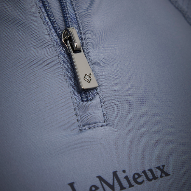 Base Layer LeMieux Mia Mesh Manches Courtes Bleu Geai
