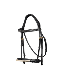 Bridon Dy'on Muserolle Corde D Collection NOIR