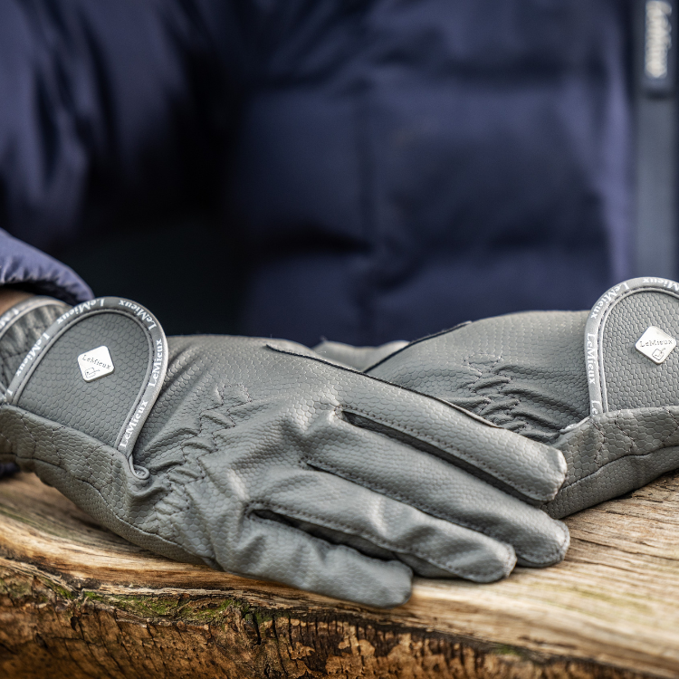 Gants d'Équitation LeMieux Classic Gris